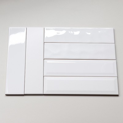 75X300 Glazed Glossy Ceramic Living Room Wall Tile in White